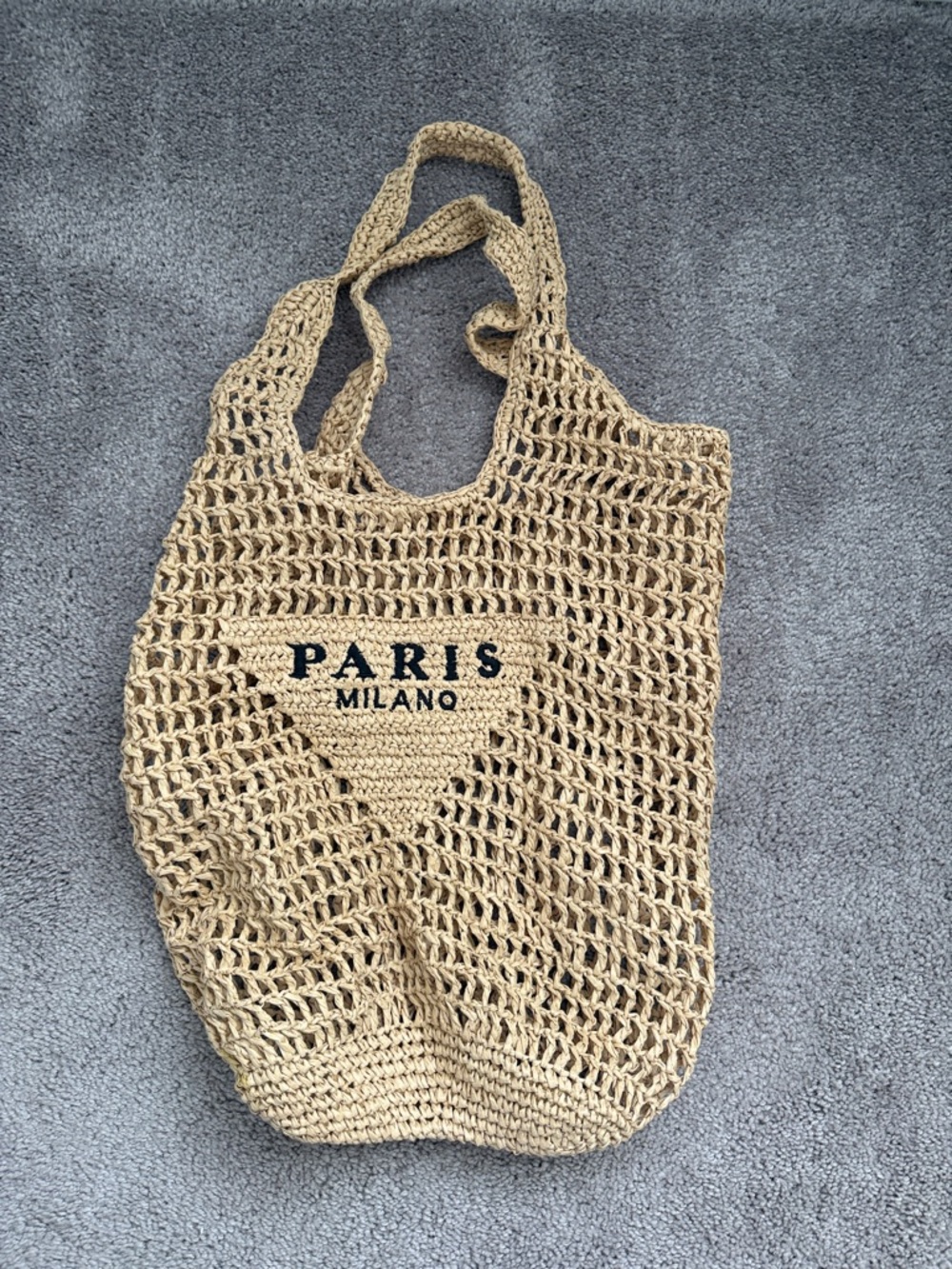 Crochet Market Tote in Natural